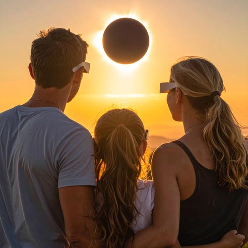 Des lunettes pour l'éclipse solaire du 12 août 2026